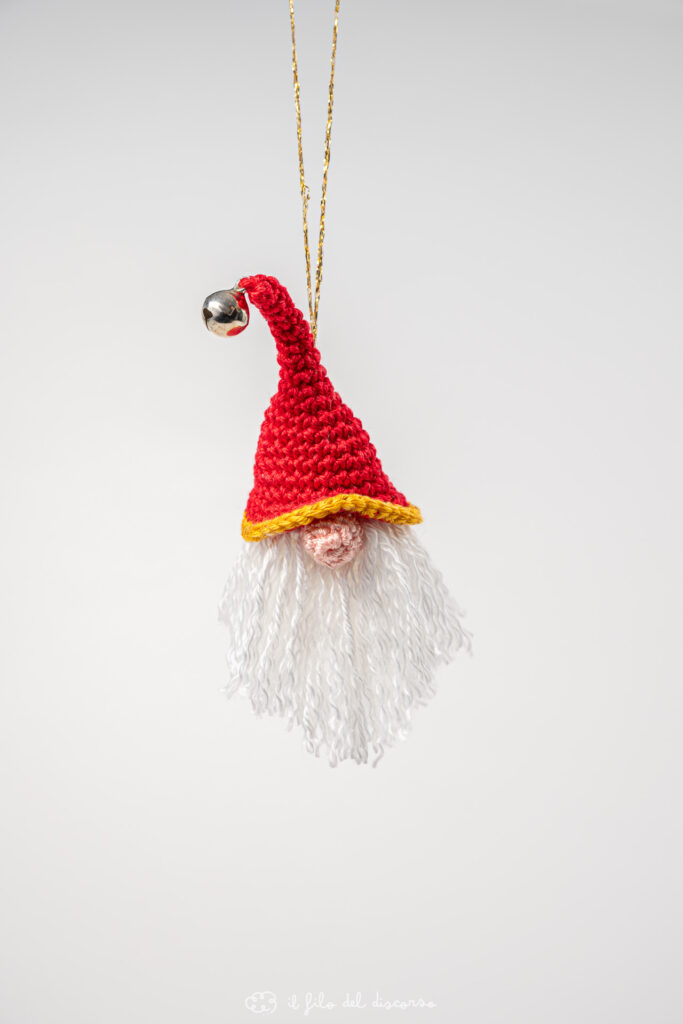 gnomo amigurumi Natale