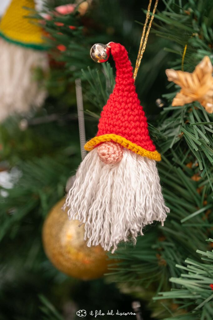 gnomo amigurumi Natale