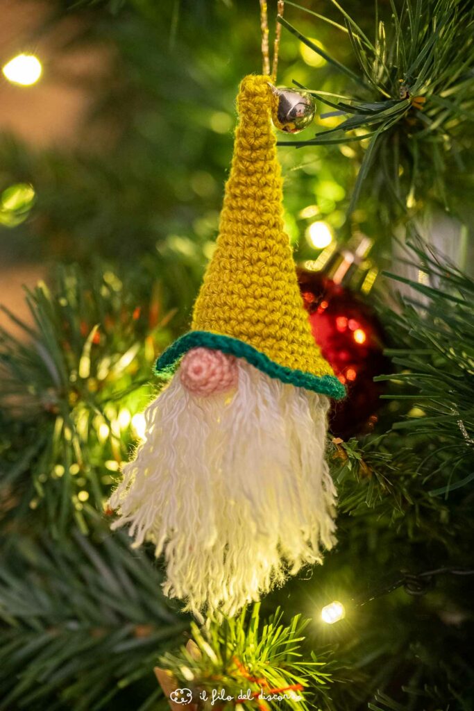gnomo amigurumi Natale