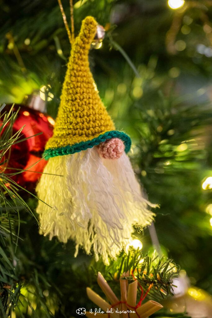 gnomo amigurumi Natale