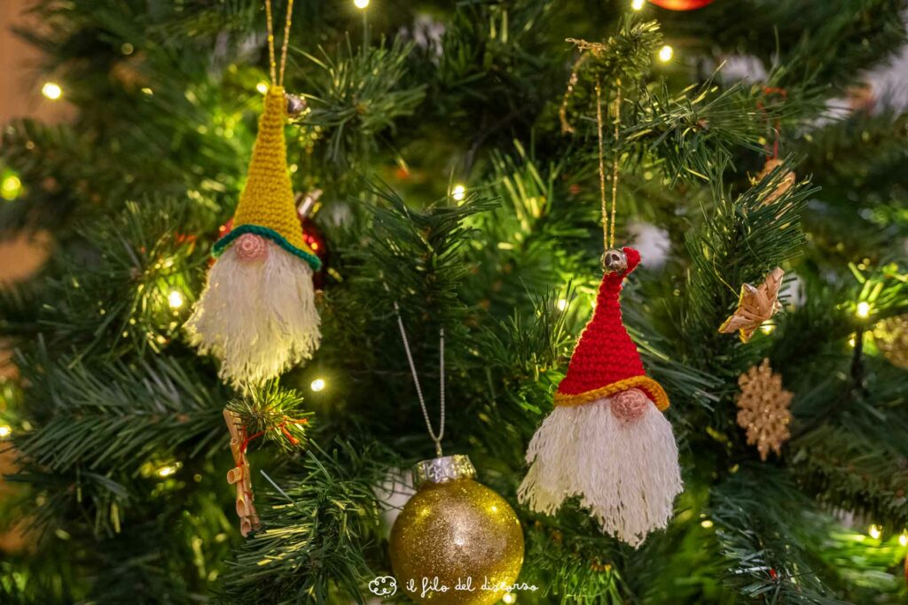 gnomo amigurumi Natale