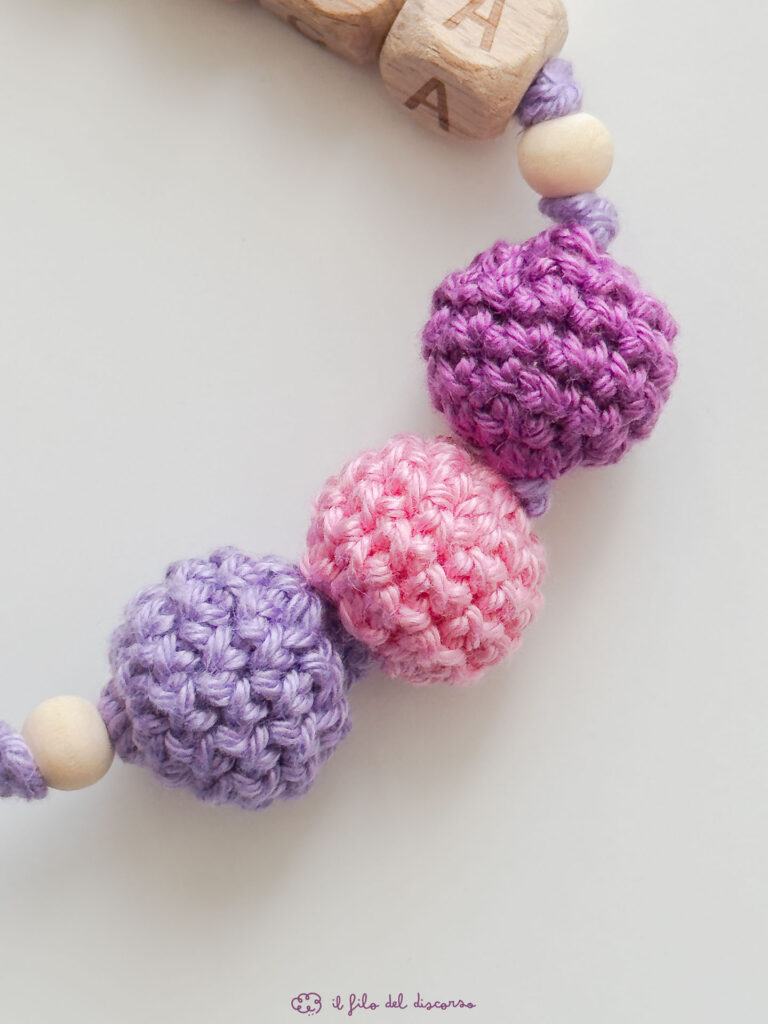 clip ciuccio farfalla amigurumi