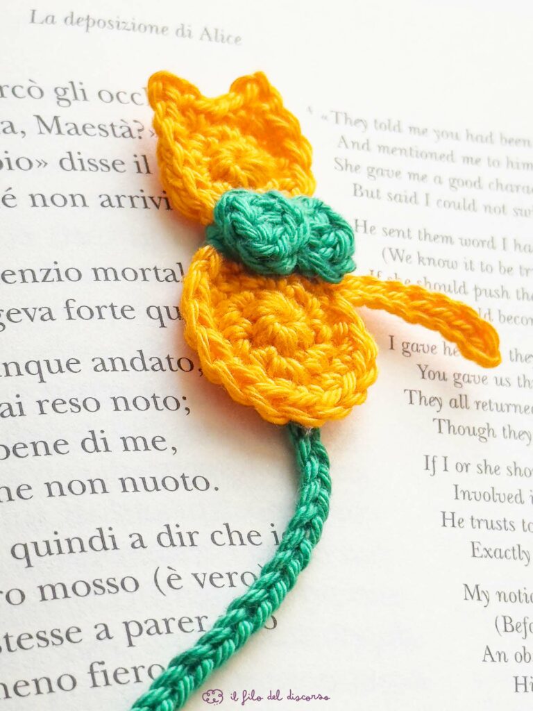 Segnalibro personalizzato uncinetto