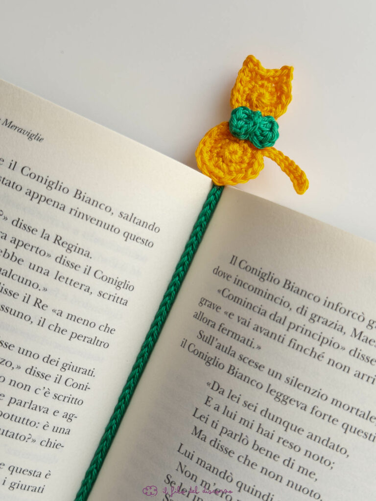 Segnalibro personalizzato uncinetto